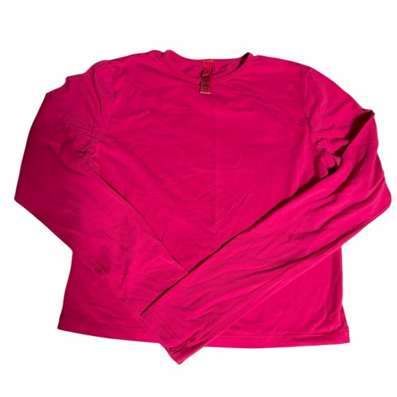 SKIMS Vintage Long Sleeve Too in Fuchsia L - Picture 6 of 10